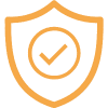 Icono-Seguridad-Candado Icono de un escudo con un visto representando seguridad de los candados ABLOY